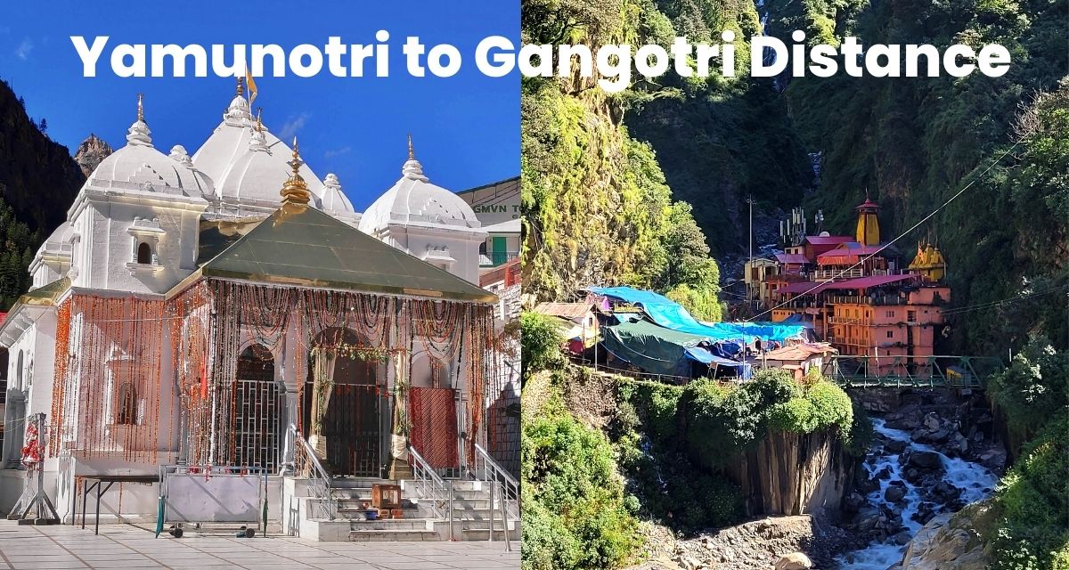 Yamunotri to Gangotri Distance